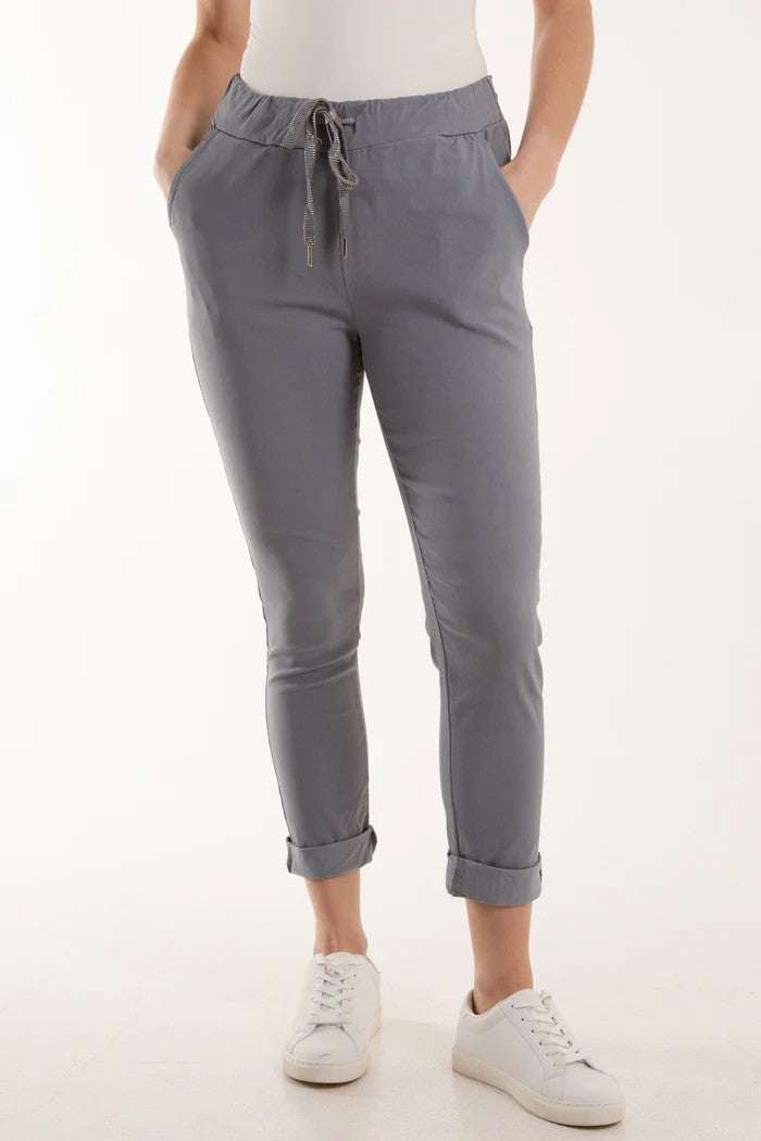 Magic trousers, grey, regular