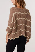Autumn shimmer wave jumper