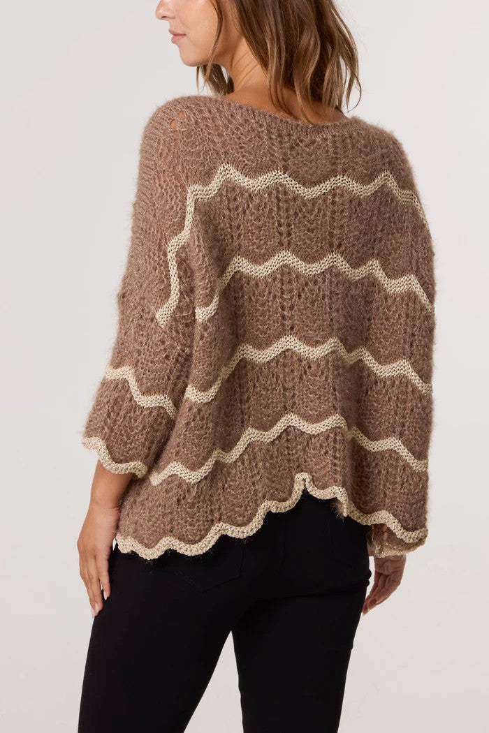Autumn shimmer wave jumper