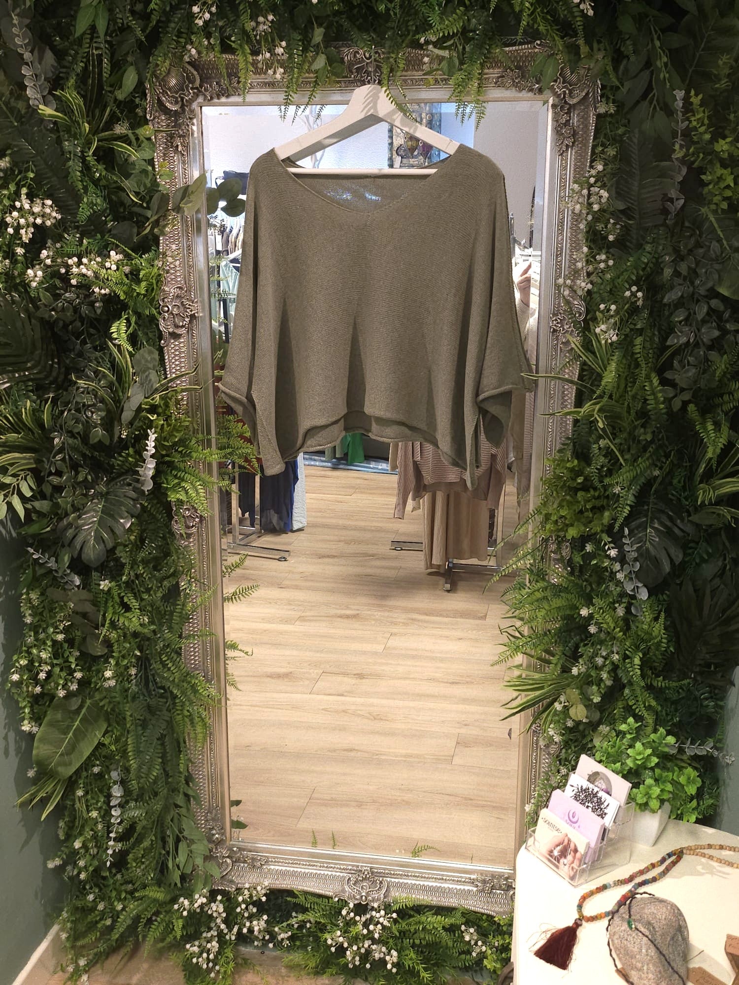 Bonnie knit jumper, khaki