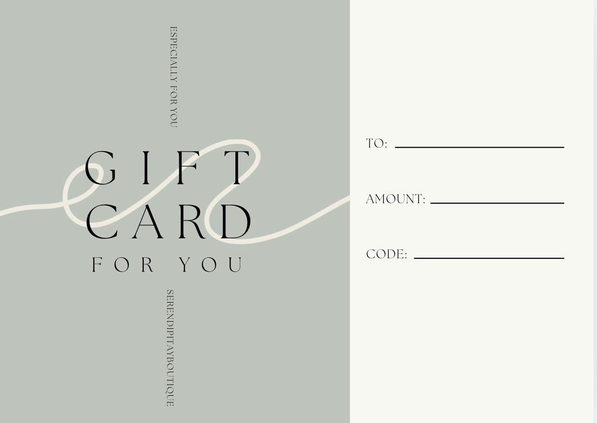 gift card Serendipitay boutique