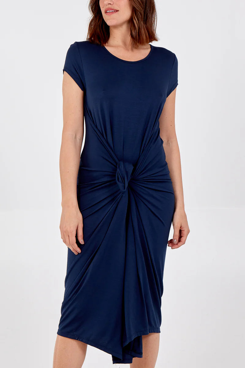 Parachute dress, navy blue